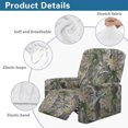 thumbnail image 5 of Yuyamidu Camo Reclining Chair Covers 4 Pieces Stretch Recliner Couch Protector for Living Room Easy to Install Slip Covers for Recliners with Arms Gift for Friends, 5 of 8