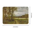 thumbnail image 3 of XMXT Non-Slip Polyester Bathroom Rugs Kitchen Door Mat, Canvas Landscape Art Print Machine Washable Bath Mats Rug for Kitchen Shower Bathtub Decor, 15.7 x 23.6 inches, 3 of 9