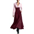 thumbnail image 2 of Bxsruta Womens Long Sleeve Shirt Dress Maxi Length Button Down Casual Workwear, 2 of 6