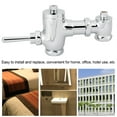 thumbnail image 2 of Manual Flush Valve  Flush Valve  Toilet Flush Valve  Toilet Flushing Valve  Brass Flushing Valve Durable Manual Flush Valve Office Hotel Bathroom Toilet Hand Pressing Flushing Tool, 2 of 8