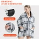 thumbnail image 2 of Naiovety Heated Blanket Electric Security Comfortable Shawl Extensive Heating Settings Wearable Use Durable Blankets Office Suministros térmicos Naiovety HA038761-00, 2 of 6
