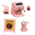 thumbnail image 4 of Máquina de café en miniatura,Cafetera de juguete en miniatura para casa de muñecas,Juego de cafetera para niños Juguetes de cocina,Electrodomésticos de cocina para juegos de, 4 of 8