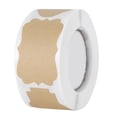 thumbnail image 4 of 350Pcs/Roll Stickers Packaging Kraft Paper Self Adhesive Blank Labels Baking Packaging Labels; Wedding Party Cake Decoration, Y6, 4 of 10