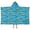 Excavator and No, variant on Excavator and Stop Sign Blue Teens Hooded Bath Towel Wrap for Ages 3 To 12,Quick Dry Lightweight Soft Microfiber Bath Beach Pool,50"x30"