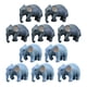 thumbnail image 2 of 10pcs mini figura decoración elefante de elefante, 2 of 4