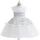thumbnail image 1 of Vestido de lentejuelas para niñas Vestidos de princesa Vestido de tutú de encaje para niños-n, 1 of 5