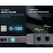 Xduoo Link 3 USB DAC Headphone Amplifier with Built-in 2TB SD Card Support, Plug-and-Play UAC 2.0