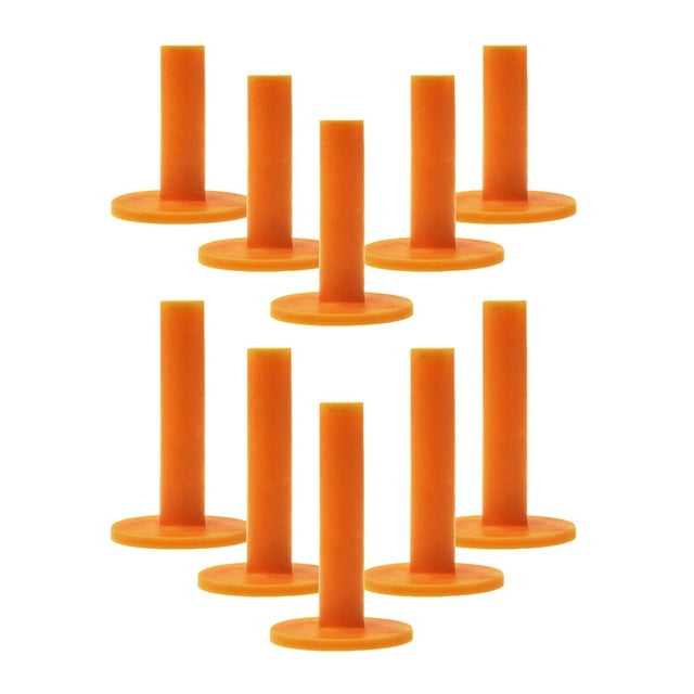 10 Unbreakable Golf Tee Holder Soft Tees 58/85 Mm Gummizubehör