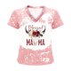 thumbnail image 4 of Top de manga corta con estampado de degradado Sexy de verano para mujer con cuello en V y estampado de día regular para mujer OAVQHLG3B Store lin121212, 4 of 4
