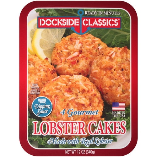 Dockside Classics Gourmet Lobster Cakes, 4 ct, 12 oz by Generic