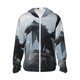 thumbnail image 1 of Balery Valley Gray Dragon Sudadera ligera de manga larga con capucha y protección solar UPF 50+ para hombre y mujer, ideal para pesca y running-Large, 1 of 7