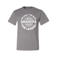 thumbnail image 2 of Wild Bobby, Grandpa Man Myth Legend Funny Dad Uncle Papa Dad Gift, Father's Day, Men Graphic Tee, Heather Grey, Small, 2 of 4