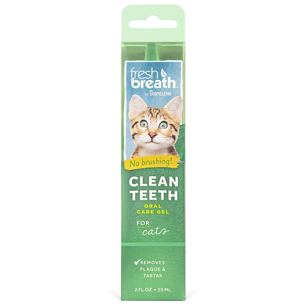 TropiClean Fresh Breath No Brushing Clean Teeth Dental & Oral Care Gel
