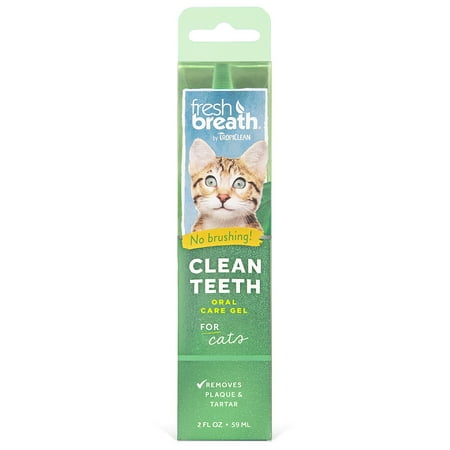 UPC: 0645095001497 | TropiClean Fresh Breath No Brushing Clean Teeth Dental & Oral Care Gel for Cats  2oz