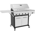 thumbnail image 5 of Nexgrill Deluxe 5-Burner Propane BBQ Grill with Side Burner and Foldable Side Table, Stainless Steel Control Panel, Electric Ignition, 60,000 BTUs Output, Gas Grill Perfect for Gatherings - 72, 5 of 7