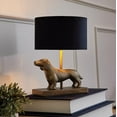 thumbnail image 2 of Velvet Iron Dog Lamp, 2 of 2