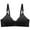 Black, variant on Aofany Push Up Bras for Women Plus Size Printing Wirefree Everyday Bralette Underwear, 36C-42C