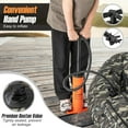 thumbnail image 6 of Professional Grade Inflatable Fishing Float Tube 350lbs Limit, Comes with Essential Accessories Including Rod Holder, Fish Ruler, Pump and Multiple Storage Options, Black, 6 of 6