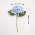 thumbnail image 2 of Artificial Hydrangea White Real Touch Artificial Flowers Artificial Flowers for Outdoors Fake Flowers Artificial Plants for Wedding Home Porch Garden Decor Single Piece, 2 of 6