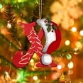 thumbnail image 1 of Naittoop 26 Letters Christmas Tree Decoration Pendant Christmas Tree Ornaments Personalized DIY Christmas Ornaments Christmas Decoration Xmas Tree Hanging Decor, 1 of 5