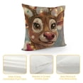 thumbnail image 4 of PHYHOO Christmas Pillow Covers Throw Pillow Covers Xmas Pillowcase Home Decor Living Room Decorative Cushion Case for Sofa, 4 of 5