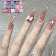 thumbnail image 5 of ROZYARD Sweet Bowknot Nail Charms Cute 3D Bow Nails Art Charms Pearl Beads Flower Charms, 5 of 15