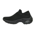 thumbnail image 5 of CUSHIONAIRE Women's Breeze Stretch Knit Slip on Athletic Shoe +Memory Foam & LiteSole Technology, 5 of 6