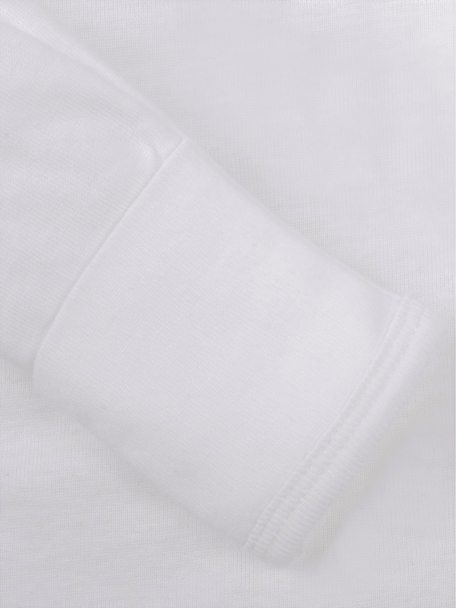 Little Star Organic Baby Unisex 3 Pk Long Sleeve Mitten Cuff Bodysuits, Size Preemie-24 Months