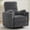 Gray, variant on Power Nursery Swivel Glider Recliner Upholstered Lounge Single Reclining Chair for Bedroom, Living Room