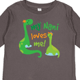 thumbnail image 4 of Inktastic My Nani Loves Me Grandson Dinosaur Boys Long Sleeve Toddler T-Shirt, 4 of 5
