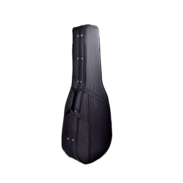 ziyahi Folk Guitar Bag Hardshell with Foam Guitar Gig Bag Lining for Guitar Players Black 39in