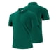 thumbnail image 3 of Camisas de Golf de Manga Corta Dri Fit Negocios Casual Top de los Hombres de Color Sólido Manga Corta Solapa, Camisa Libre de Arrugas, 3 of 8