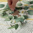 thumbnail image 5 of Ambesonne Eucalyptus Leaves Jigsaw Puzzle Durable Cardboard, Branches Polygons, 1000 pcs, Peacock Green Mustard, 5 of 6