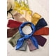 thumbnail image 5 of INSPIRAR CHIC Pañuelo de Cuello de Satén para Mujeres, Pañuelo Cuadrado de Seda Sólido, Diadema Bandanas Dorado Oscuro 90x90cm/35.4x35.4 pulgadas (LxA), 5 of 6