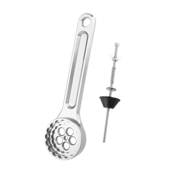 Herramienta de soporte inferior para bicicleta, llave de soporte inferior para bicicleta con estabilizador, llave BB hueca de metal inoxidable 5 en 1 Argén