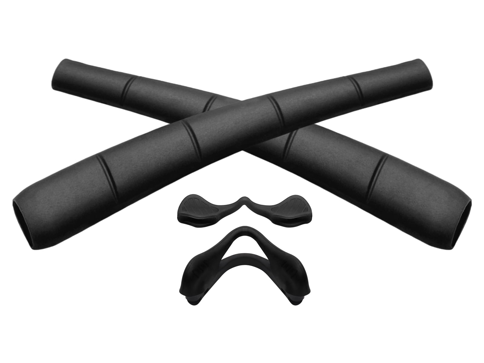 Vonxyz Black Replacement Earsocks Nosepieces Rubber Kits for Oakley Si