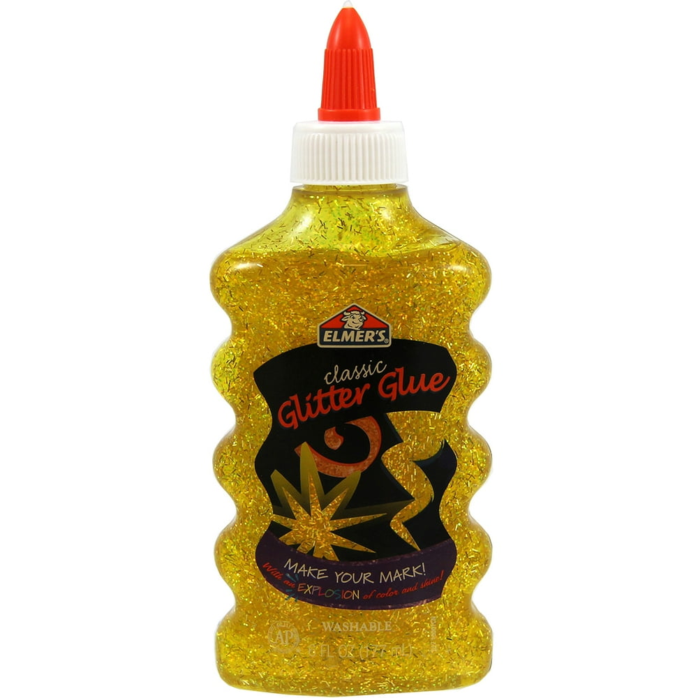 Elmer's Glitter Glue 6oz Yellow