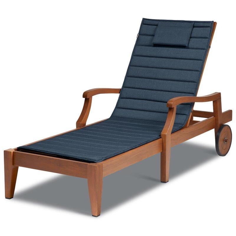 Storigami Outdoor Chaise Lounge Cushion - Heather Indigo ...