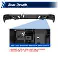 thumbnail image 4 of Rear Bumper for Ram 1500 2025,Full Width Rear Bumper with D-Rings & Pod Lights & Stepped Platform,Type 2, 4 of 10