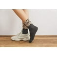 thumbnail image 3 of 3 Paris Leopard Print Crew Socks Trendy Animal Pattern Dress Socks For Women, Lady, 3 of 4