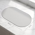 thumbnail image 7 of REGALWOVEN 6 Pack Silicone Placemats for Kitchen Dining Table Decor Washable Heat Resistant Table Placemats Wipeable Table Mat Light Gray 21*11in, 7 of 7