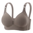 thumbnail image 2 of Feancey Women's Seamless Push Up Bra Comfy Supportive Wireless Bras Adjustable Straps Everyday Bralettes Solid Color Casual Molded Cup Brassiere, 2 of 5