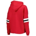 thumbnail image 3 of Women's Pressbox Crimson Oklahoma Sooners Super Pennant Pullover Hoodie, 3 of 3