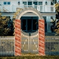 thumbnail image 6 of A Pair Of Decorative Banners 70.9×11.8in Can Be Reused And Easily Installed For Indoor Or Outdoor Or Anywhere Orange And Red Gold Marble, 6 of 7