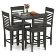 thumbnail image 2 of Gymax 5 PCS Counter-Height Dining Table Set for 4 Square Kitchen Table & 4 Bar Chairs, 2 of 10