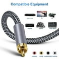 thumbnail image 4 of 15m RCA to RCA male to male digital audio coaxial cable pure copper SPDIF coaxial cable home, 4 of 5