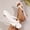 White, variant on Women's Square Toe Kitten Heel Thong Sandals, Open-Toe Slide Mules, Strappy Low Heel Slip-On Shoes for Parties, Casual & Dressy Occasions White 35
