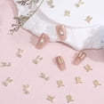thumbnail image 4 of 1 Box 60Pcs Bunny Nail Charms Bulk Mini Small Golden Rabbit Flatbacks Easter Nail Charms Pearl Beads Gems Nail Art Rhinestones Animal Nail Charms for Acrylic Nails Finger Nail Decoration for DIY, 4 of 9