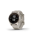 thumbnail image 1 of Garmin Fnix 7S Pro Sapphire Solar, Montre GPS Multisport, Lampe de Poche Intégrée, Capacité de Charge Solaire, Sable, 1 of 5