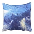 thumbnail image 1 of BSDHOME Abstract Bright Motion Composition Modern Futuristic Dynamic Winter Dark Blue Color Pillow Case Cushion Cover 20x20 inch, 1 of 1